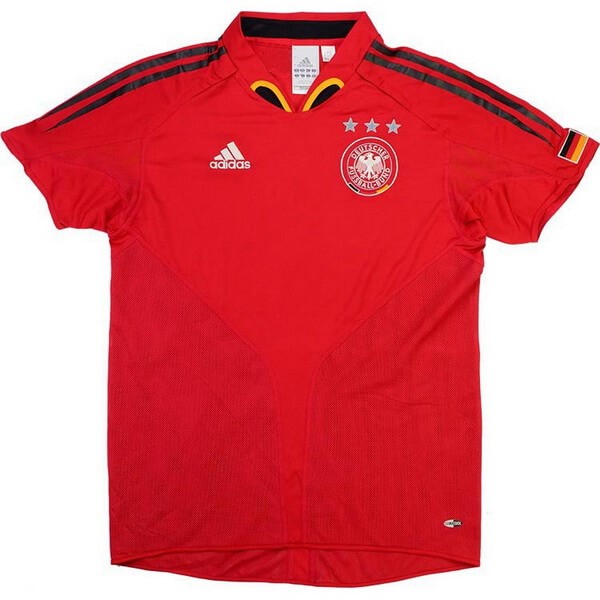 Tailandia Camiseta Alemania 2ª Kit Retro 2004 2006 Rojo